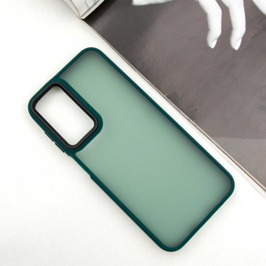 Чехол TPU+PC Lyon Frosted для Samsung Galaxy A24 4G Green - изображение 1