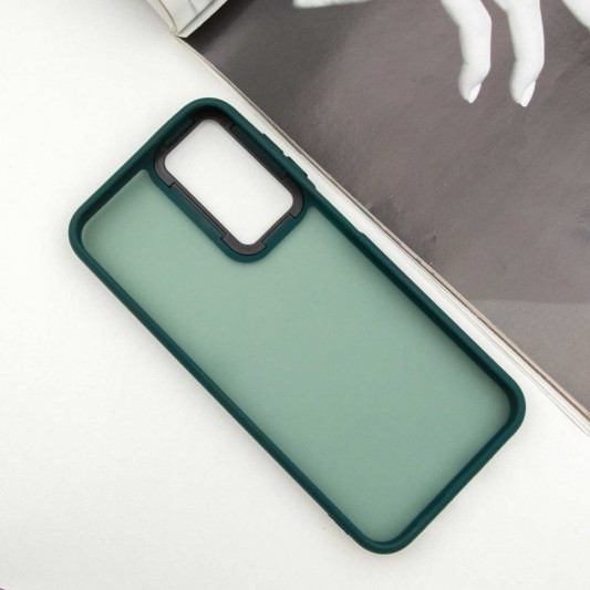 Чехол TPU+PC Lyon Frosted для Samsung Galaxy A24 4G Green - изображение 2