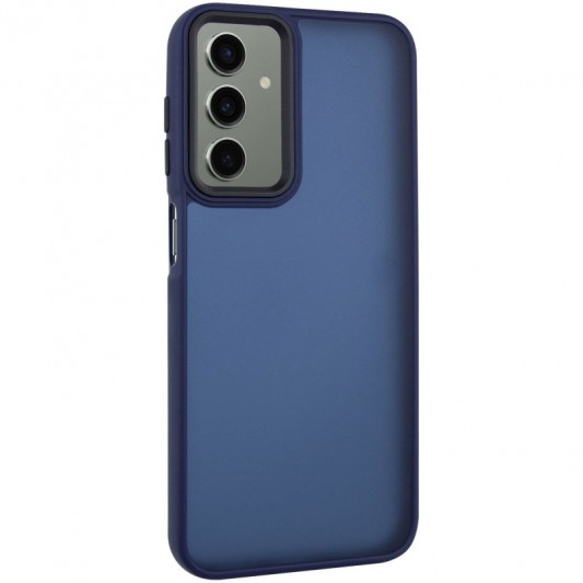 Чехол TPU+PC Lyon Frosted для Samsung Galaxy A24 4G Navy Blue