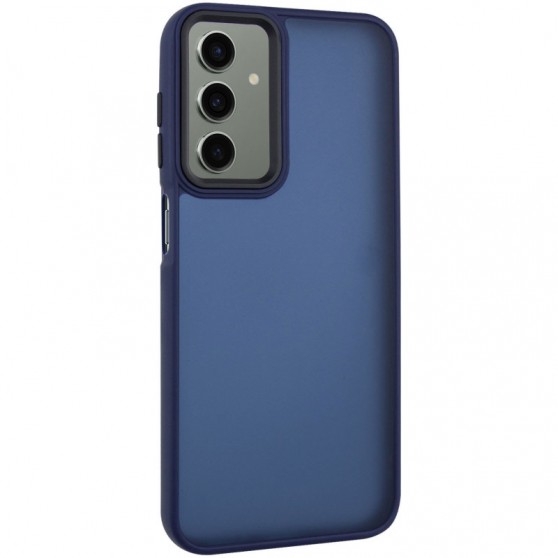 Чехол TPU+PC Lyon Frosted для Samsung Galaxy A24 4G Navy Blue