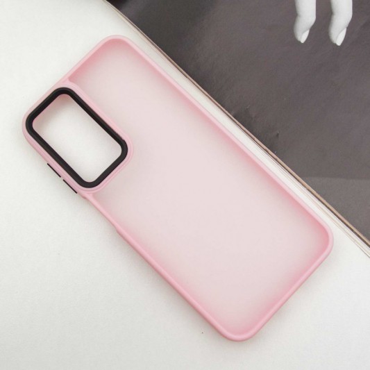 Чехол TPU+PC Lyon Frosted для Samsung Galaxy A24 4G Pink - изображение 1