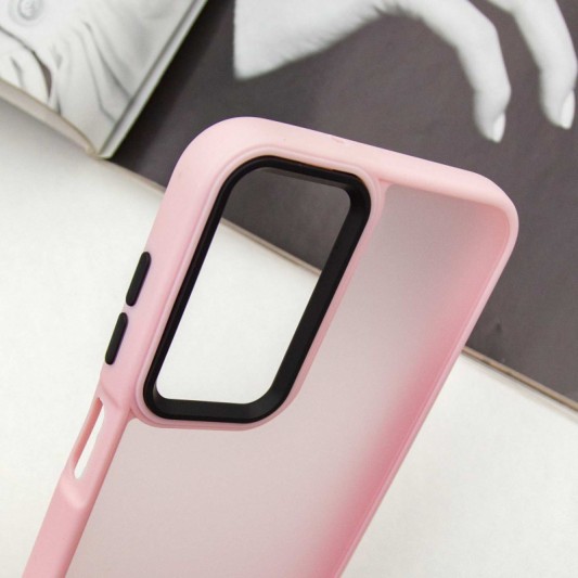 Чехол TPU+PC Lyon Frosted для Samsung Galaxy A24 4G Pink - изображение 3