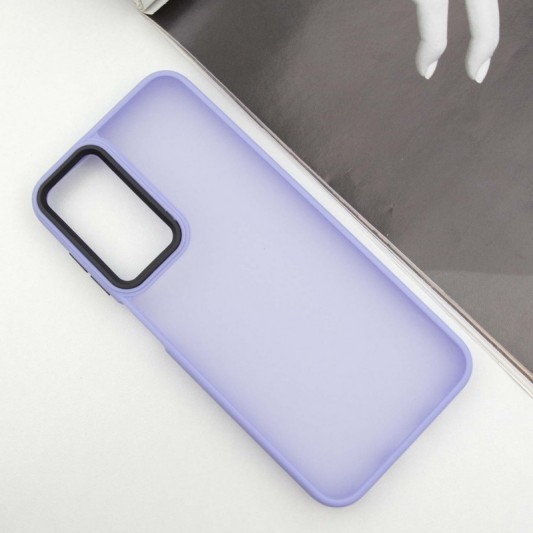 Чехол TPU+PC Lyon Frosted для Samsung Galaxy A24 4G Purple - изображение 1