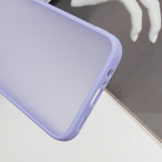 Чехол TPU+PC Lyon Frosted для Samsung Galaxy A24 4G Purple - изображение 5
