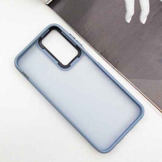 Чехол TPU+PC Lyon Frosted для Samsung Galaxy A24 4G Sierra Blue - изображение 2