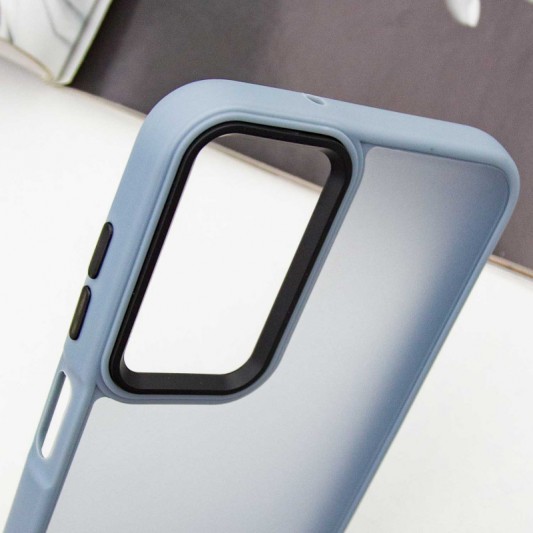 Чехол TPU+PC Lyon Frosted для Samsung Galaxy A24 4G Sierra Blue - изображение 3
