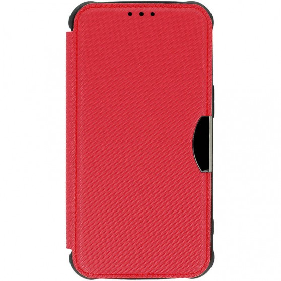 Кожаный чехол-книга GETMAN Razor (PU) для Samsung Galaxy A24 4G Red