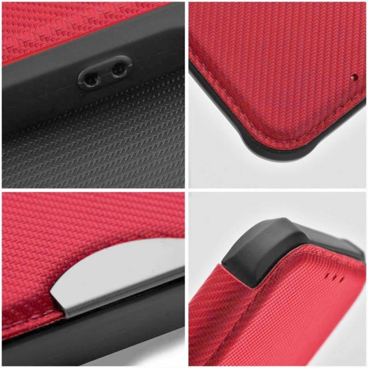 Шкіряний чохол-книжка GETMAN Razor (PU) для Samsung Galaxy A24 4G Red - зображення 3 