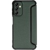 Кожаный чехол-книга GETMAN Razor (PU) для Samsung Galaxy A24 4G Green