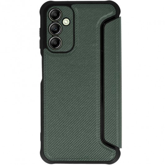 Кожаный чехол-книга GETMAN Razor (PU) для Samsung Galaxy A24 4G Green - изображение 1