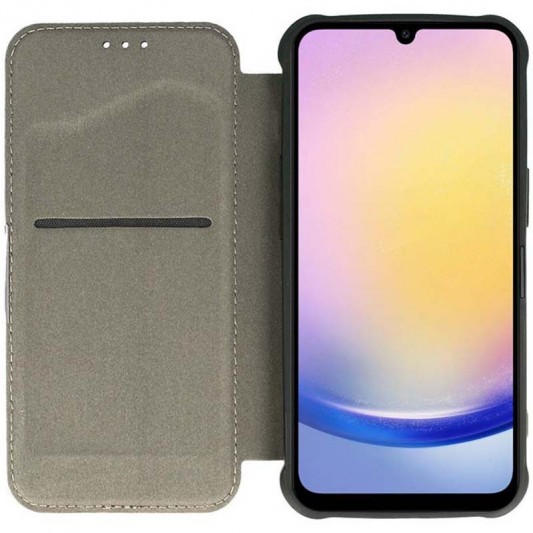 Кожаный чехол-книга GETMAN Razor (PU) для Samsung Galaxy A24 4G Blue - изображение 2
