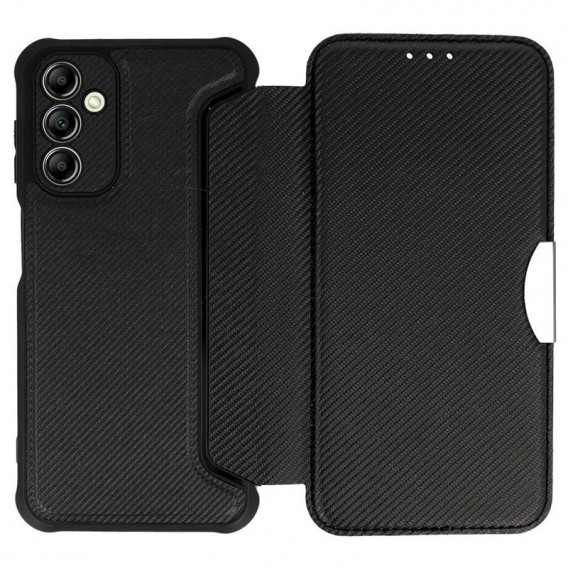 Кожаный чехол-книга GETMAN Razor (PU) для Samsung Galaxy A24 4G Black