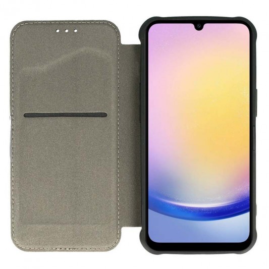 Кожаный чехол-книга GETMAN Razor (PU) для Samsung Galaxy A24 4G Black - изображение 3