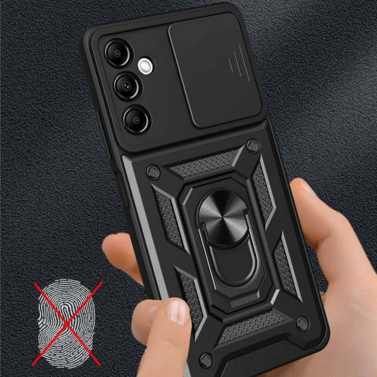Ударопрочный чехол Camshield Serge Ring для Samsung Galaxy A24 4G Черный - изображение 6