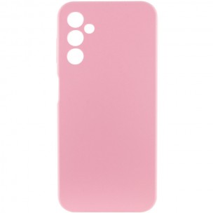 Чехол Silicone Cover Lakshmi Full Camera (AAA) для Samsung Galaxy A24 4G Розовый / Light pink