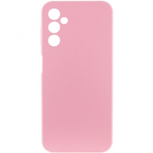Чохол Silicone Cover Lakshmi Full Camera (AAA) для Samsung Galaxy A24 4G Рожевий / Light pink