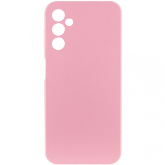 Чохол Silicone Cover Lakshmi Full Camera (AAA) для Samsung Galaxy A24 4G Рожевий / Light pink