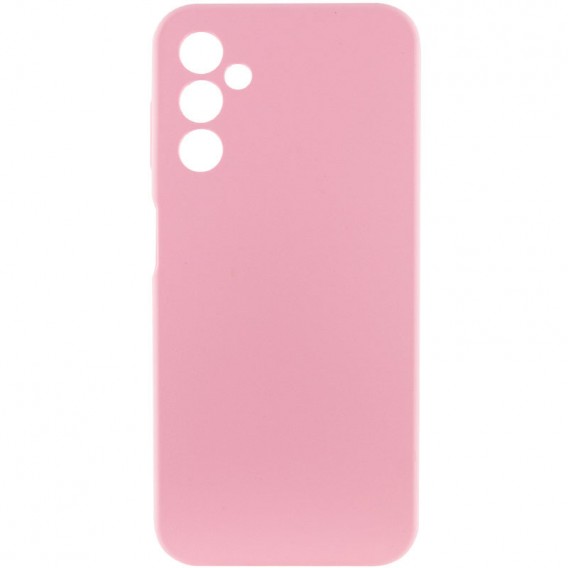 Чехол Silicone Cover Lakshmi Full Camera (AAA) для Samsung Galaxy A24 4G Розовый / Light pink