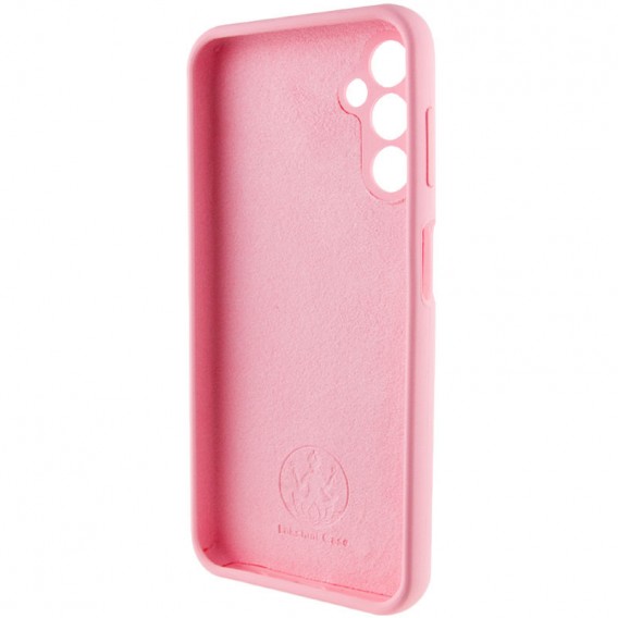 Чехол Silicone Cover Lakshmi Full Camera (AAA) для Samsung Galaxy A24 4G Розовый / Light pink