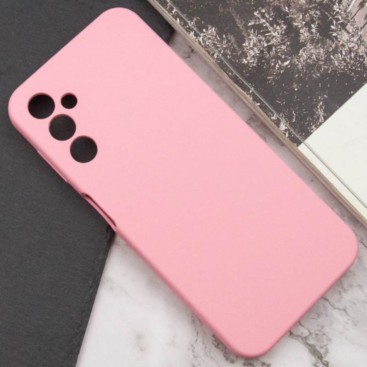 Чохол Silicone Cover Lakshmi Full Camera (AAA) для Samsung Galaxy A24 4G Рожевий / Light pink - зображення 4 