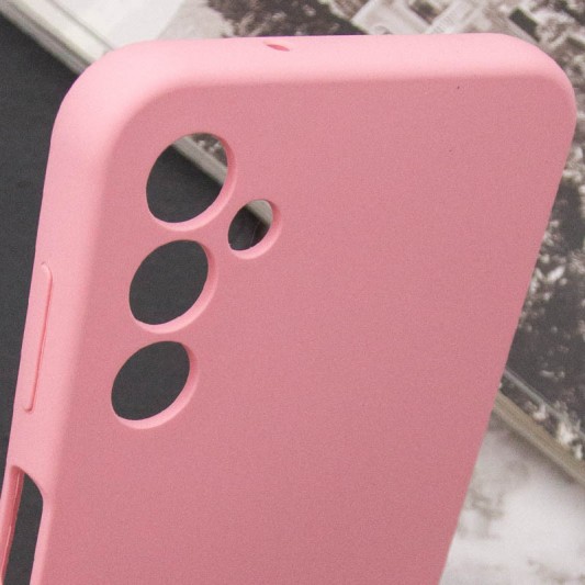 Чохол Silicone Cover Lakshmi Full Camera (AAA) для Samsung Galaxy A24 4G Рожевий / Light pink - зображення 5 