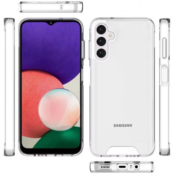 Чохол TPU Space Case transparent для Samsung Galaxy A24 4G Прозорий - зображення 4 