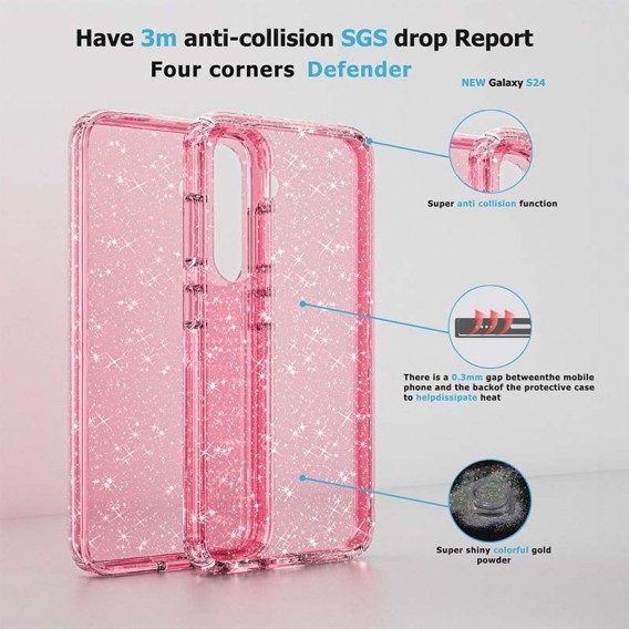 TPU чехол Nova для Samsung Galaxy A24 4G Pink