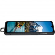 Кожаный чехол Wallet case and straps для Samsung Galaxy A24 4G Черный / Black