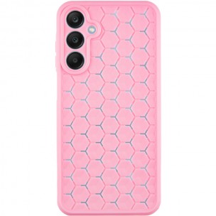 Чохол TPU Honeycomb для Samsung Galaxy A24 4G Рожевий / Light pink Чохол TPU Honeycomb для Samsung Galaxy A24 4G Рожевий / Light pink