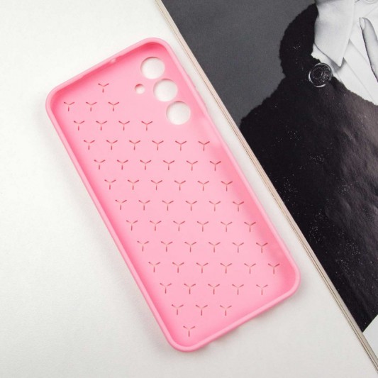Чехол TPU Honeycomb для Samsung Galaxy A24 4G Розовый / Light pink - изображение 2