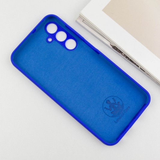 Чохол Silicone Cover Lakshmi Full Camera (AA) для Samsung Galaxy A24 4G Синій / Iris - зображення 3 