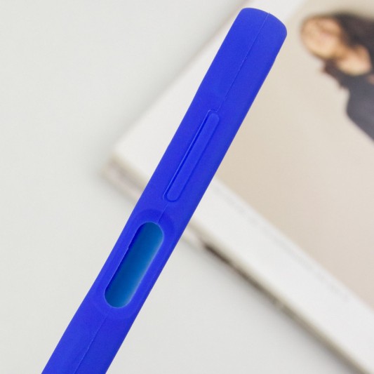 Чохол Silicone Cover Lakshmi Full Camera (AA) для Samsung Galaxy A24 4G Синій / Iris - зображення 4 