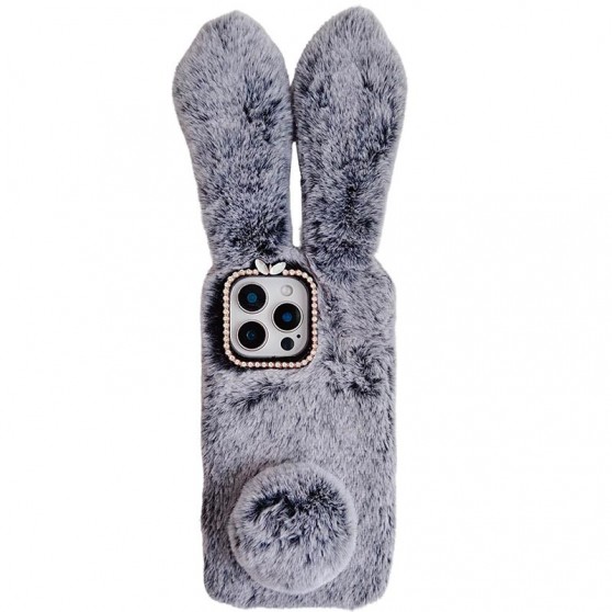 Чехол TPU Rabbit для Apple iPhone 15 Pro Max (6.7") Grey