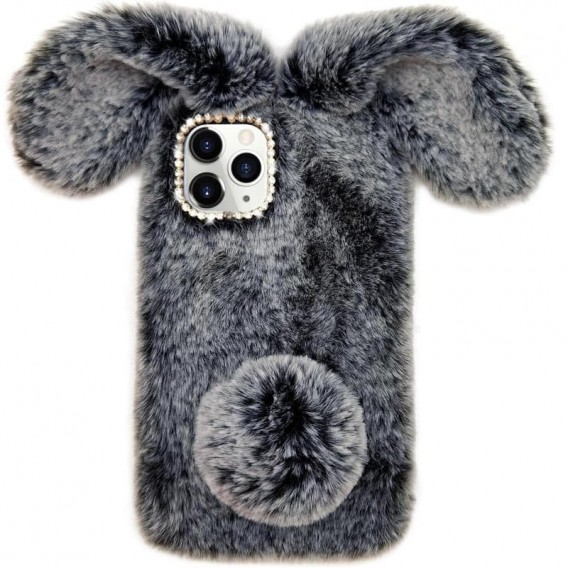 Чехол TPU Rabbit для Apple iPhone 15 Pro Max (6.7") Grey