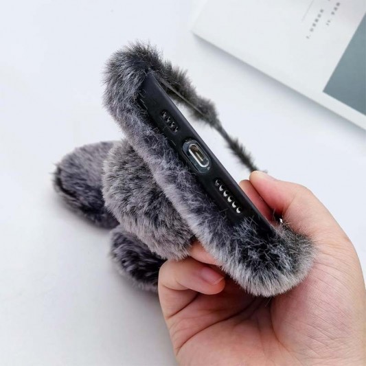 Чехол TPU Rabbit для Apple iPhone 15 Pro Max (6.7") Grey - изображение 4