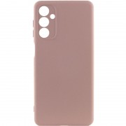 Чехол TPU GETMAN Liquid Silk Full Camera для Samsung Galaxy A24 4G Розовый / Pink Sand