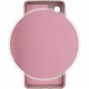 Чехол TPU GETMAN Liquid Silk Full Camera для Samsung Galaxy A24 4G Розовый / Pink Sand