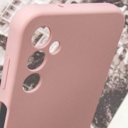 Чехол TPU GETMAN Liquid Silk Full Camera для Samsung Galaxy A24 4G Розовый / Pink Sand