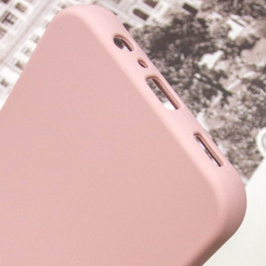 Чехол TPU GETMAN Liquid Silk Full Camera для Samsung Galaxy A24 4G Розовый / Pink Sand - изображение 6