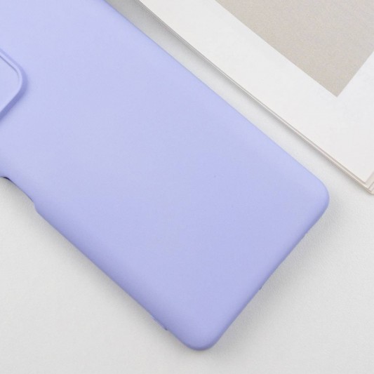 Чехол TPU GETMAN Liquid Silk Full Camera для Xiaomi Redmi 10 Сиреневый / Dasheen - изображение 1