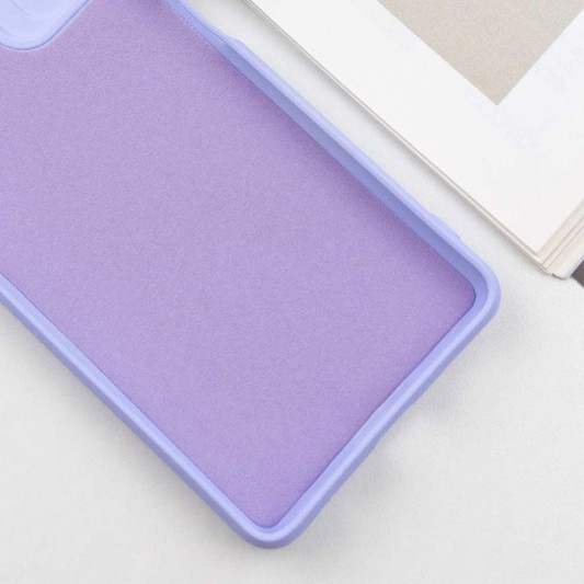 Чехол TPU GETMAN Liquid Silk Full Camera для Xiaomi Redmi 10 Сиреневый / Dasheen - изображение 2