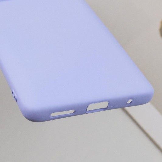 Чехол TPU GETMAN Liquid Silk Full Camera для Xiaomi Redmi 10 Сиреневый / Dasheen - изображение 4
