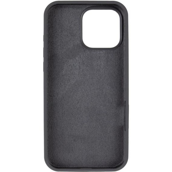 Чохол Silicone Case Full Protective (AA) для Apple iPhone 16 Pro (6.3") Сірий / Dark Gray