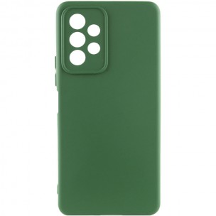 Чехол Silicone Cover Lakshmi Full Camera (AA) для Samsung Galaxy A32 5G/M32 5G Зеленый/Dark green