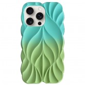 TPU чехол Leaf для Apple iPhone 16 Pro (6.3 дюйма) Marine Green / Mint