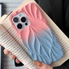 TPU чохол Leaf для Apple iPhone 16 Pro (6.3") Pink / Blue