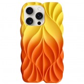 TPU чехол Leaf для Apple iPhone 16 Pro Max (6.9 дюйма) Yellow / Orange