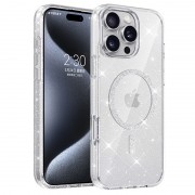 Чехол TPU Eclipse Sparkle (MagFit) для Apple iPhone 16 Pro (6.3") Clear