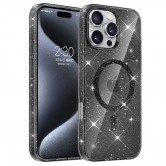 Чехол TPU Eclipse Sparkle (MagFit) для Apple iPhone 16 Pro (6.3 дюйма) Black