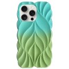 TPU чохол Leaf для Apple iPhone 15 Pro Max (6.7") Marine Green / Mint